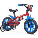 Bicicleta Infantil Masculina Nathor Spider Man Aro 12” Freio Tambor Vermelho/Azul